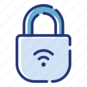 padlock, smart, lock, security, wireless, iot
