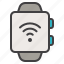 smart watch, electronic device, watch, internet of things, electronics, time, wifi 