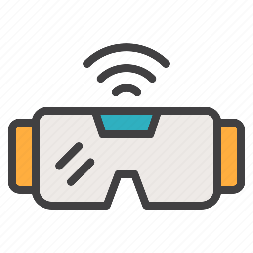 Electronic device, vr glasses, smart, internet of things, electronics, digital, vr technology icon - Download on Iconfinder