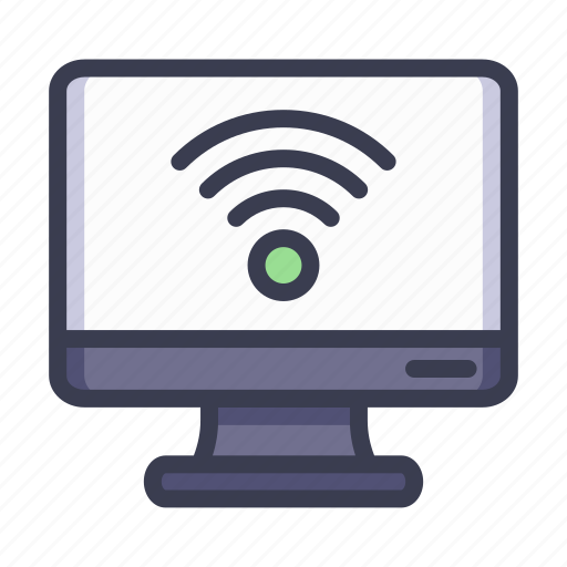 Internet of things, internet, iot, wireless, screen, monitor, lcd icon - Download on Iconfinder