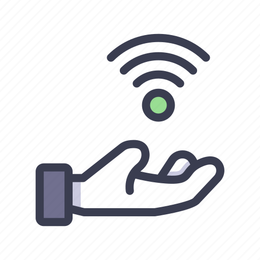 Internet of things, internet, iot, wireless, care, wifi, hand icon - Download on Iconfinder