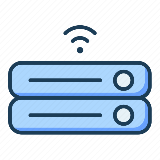 Server, wireless, storage, big, data, database icon - Download on Iconfinder