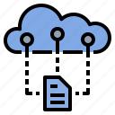 cloud, connect, data, document, information, network, transfer 