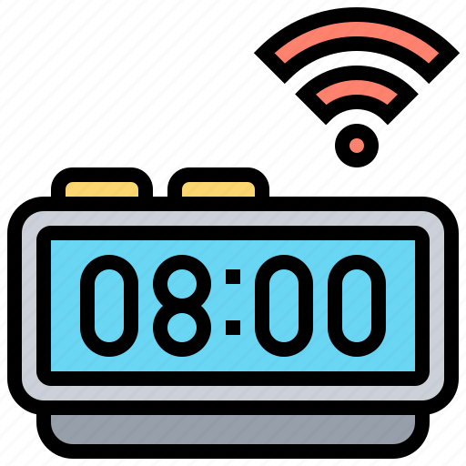 Alarm, clock, electronics, signal, wireless icon - Download on Iconfinder