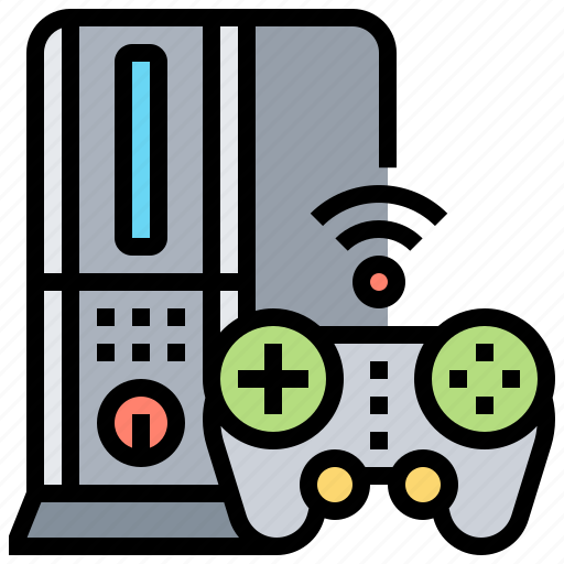 Console, entertainment, game, signal, wireless icon - Download on Iconfinder