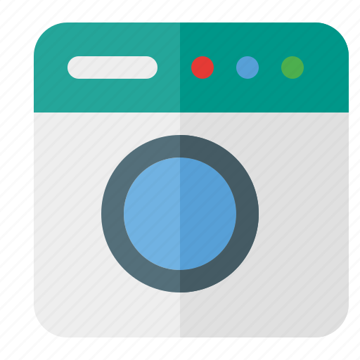 Washing, machine, internet, web, online, computer, technology icon - Download on Iconfinder