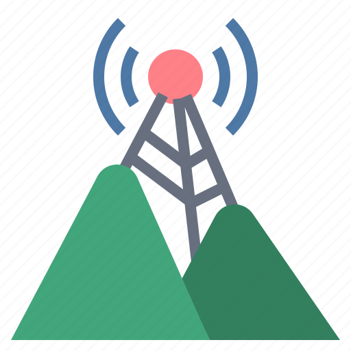 Hotspot, mountain, network, share, signal, wifi icon - Download on Iconfinder
