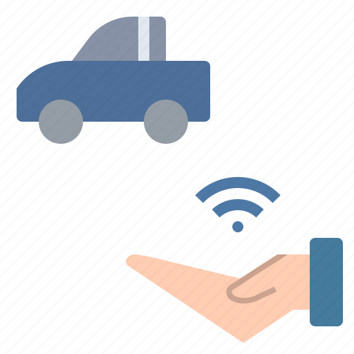 Car, control, electric, online, wifi, electric car icon - Download on Iconfinder