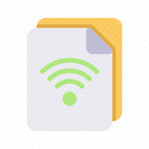 Internet of things, iot, internet, wireless, file, document, paper icon - Download on Iconfinder