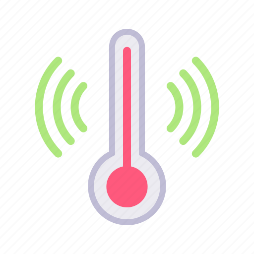 Internet of things, iot, internet, wireless, thermometer, temperature, celcius icon - Download on Iconfinder
