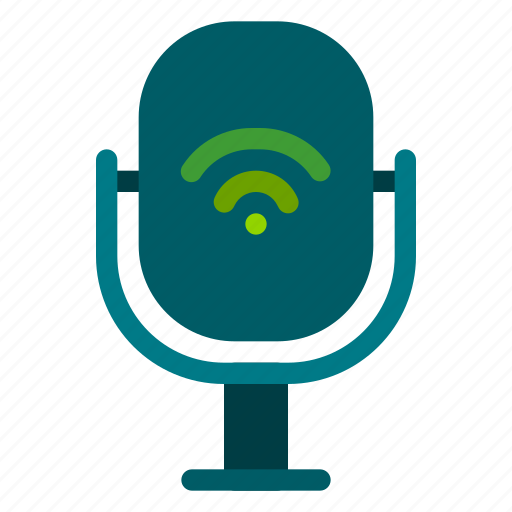 Iot, technology, microphone, wireless, communication, smart, internet icon - Download on Iconfinder