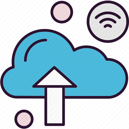 Arrow, cloud, internet, things, wifi icon - Download on Iconfinder