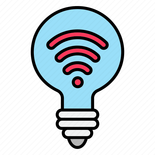 Light, bulb, energy, electricity, lamp, wireless, signal icon - Download on Iconfinder
