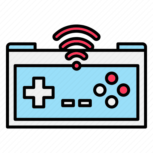 Wireless, controller, joystick, gamepad, wifi, device, gaming icon - Download on Iconfinder