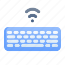 keyboard, wireless, hardware, device, computer