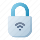 padlock, smart, lock, security, wireless, iot