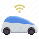 smart, car, electric, transportation, automobile, vehicle, 3d
