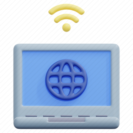 Internet, of, things, setting, wifi, laptop, computer icon - Download on Iconfinder