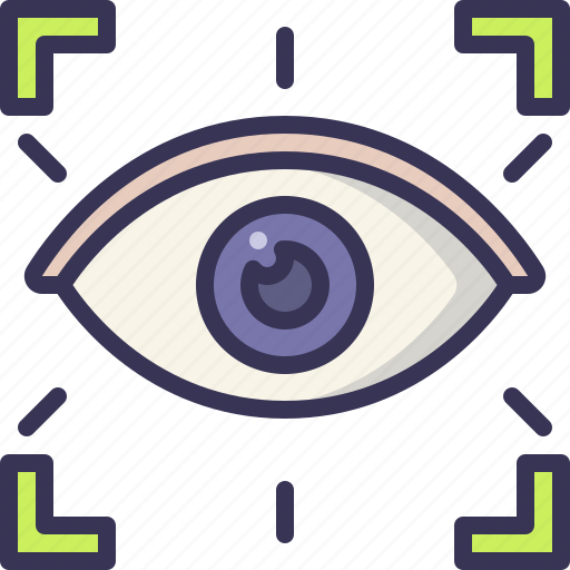 Eye, recognition, retinal, scanner, scan, test, iris icon - Download on Iconfinder