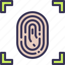 fingerprint, scan, identification, finger, security, technology