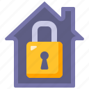 house, lock, security, padlock, insurance, secure, home