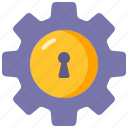 lock, seo, web, browser, locked, settings, security, gear, cogwheel