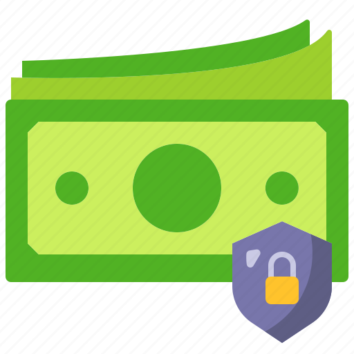 Money, saving, shield, padlock, safety, lock, security icon - Download on Iconfinder