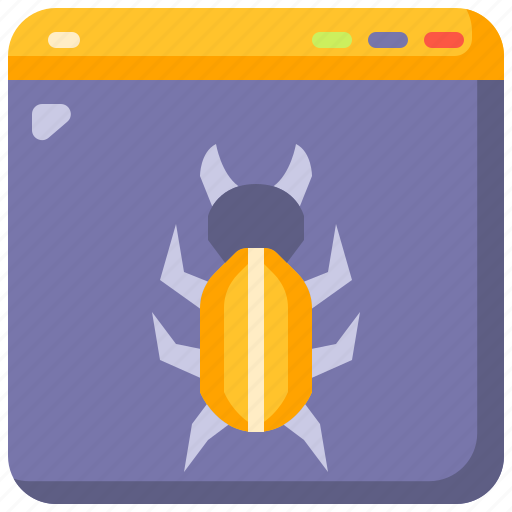Virus, bug, seo, web, tabs, browser, website icon - Download on Iconfinder