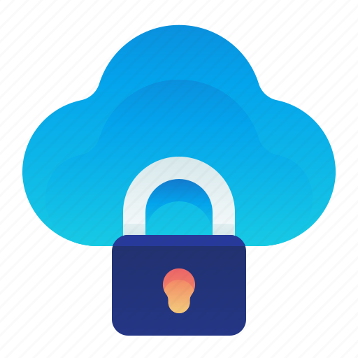 Cloud, lock, privacy, protection, storage icon - Download on Iconfinder