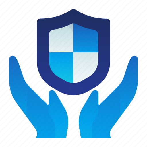 Gesture, hand, maintenance, security, shield icon - Download on Iconfinder