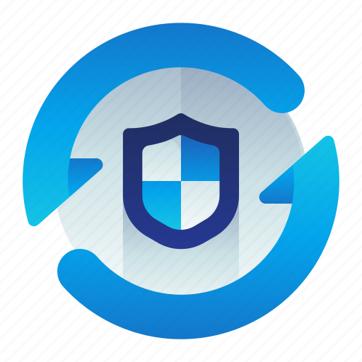 Arrows, protection, safety, security, shield, update icon - Download on Iconfinder