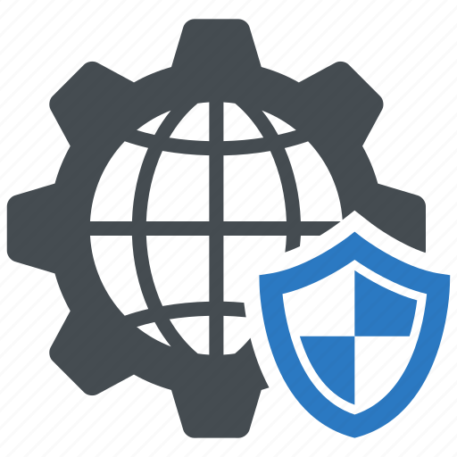 Global, internet, security, shield icon - Download on Iconfinder