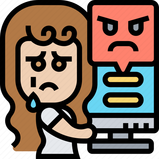 Cyberbully, hate, speech, comments, social icon - Download on Iconfinder