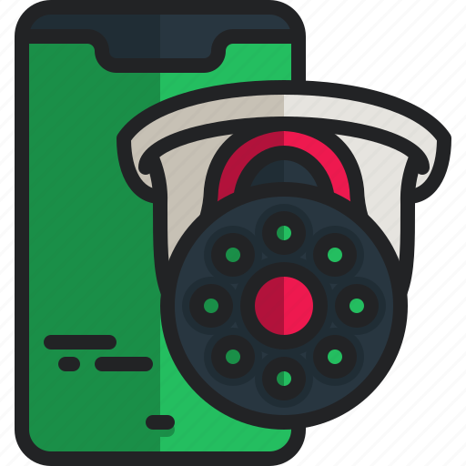 Cctv, camera, surveillance, smartphone, security, control icon - Download on Iconfinder