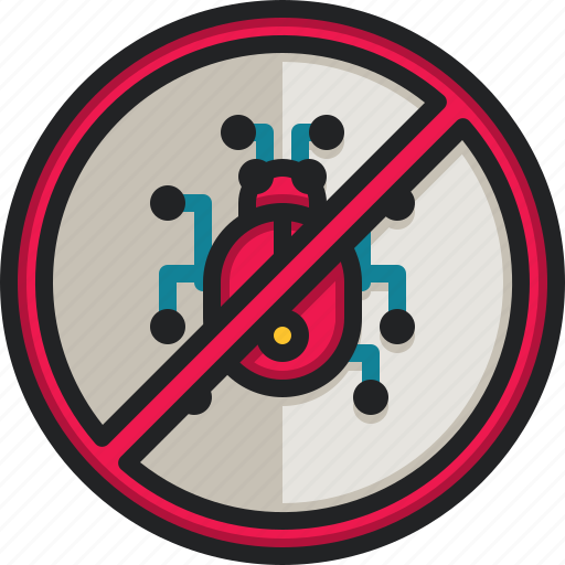 No, bugs, internet, security, malware, antivirus, protection icon - Download on Iconfinder