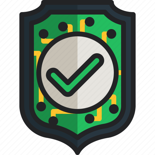 Protection, safety, shield, check, mark, antivirus icon - Download on Iconfinder