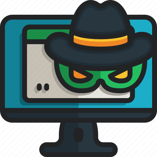 Spyware, hacker, computer, security, steal icon - Download on Iconfinder