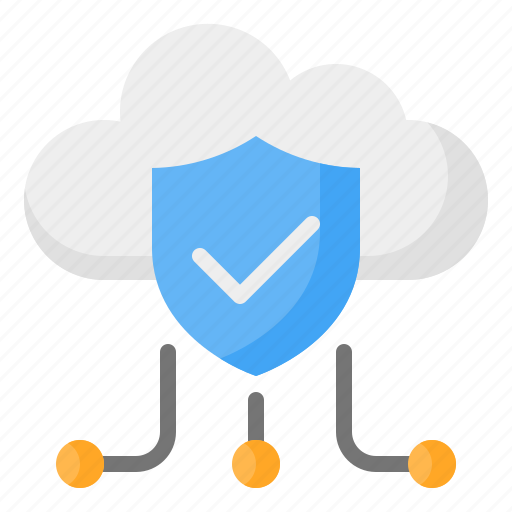 Cloud, computing, storage, data, security, protection, shield icon - Download on Iconfinder