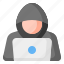hacker, hack, spyware, crime, avatar, laptop, computer 