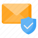 email, mail, message, envelope, security, protection, shield