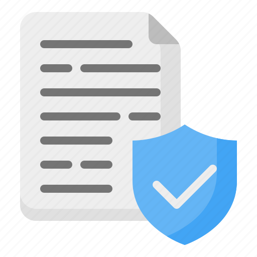 File, data, document, paper, shield, security, protection icon - Download on Iconfinder
