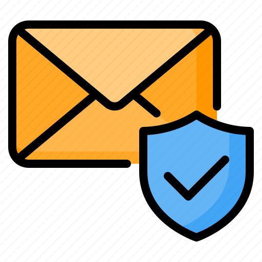 Email, mail, message, envelope, security, protection, shield icon - Download on Iconfinder