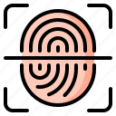 fingerprint, touch id, recognition, biometric, identification, scan, scanner