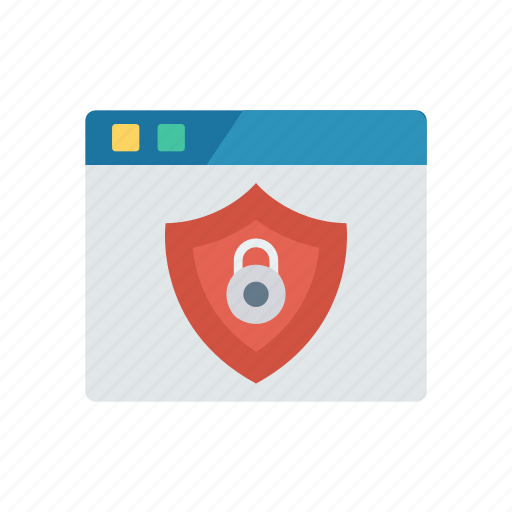 Browser, lock, security, shield icon - Download on Iconfinder