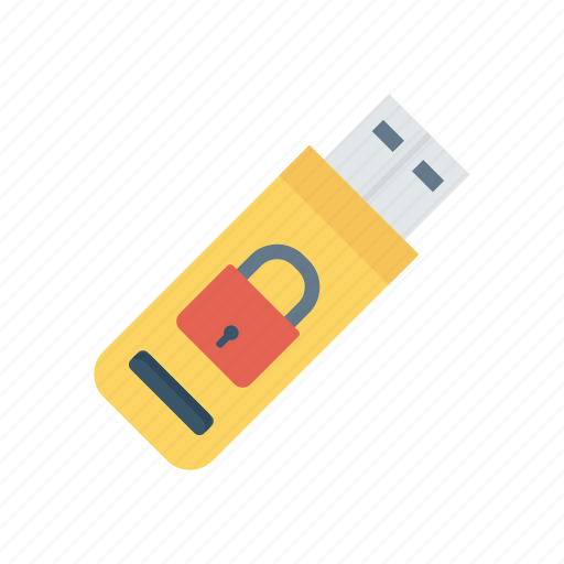 Flash, lock, storage, usb icon - Download on Iconfinder