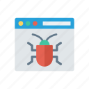 bug, insect, virus, webpage