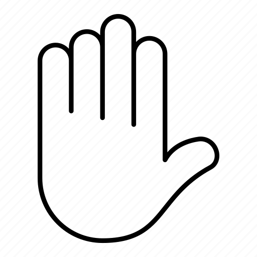 Block, gesture, hand, stop icon - Download on Iconfinder