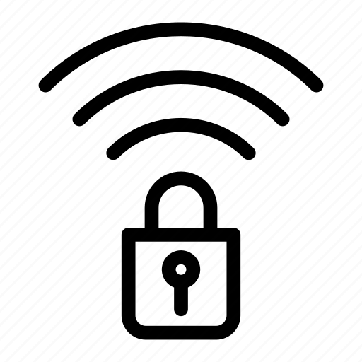 Wifi, internet, web, wireless, online, secure, connection icon - Download on Iconfinder