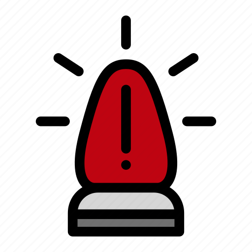 Alert, warning, alarm, notification, attention, danger, caution icon - Download on Iconfinder