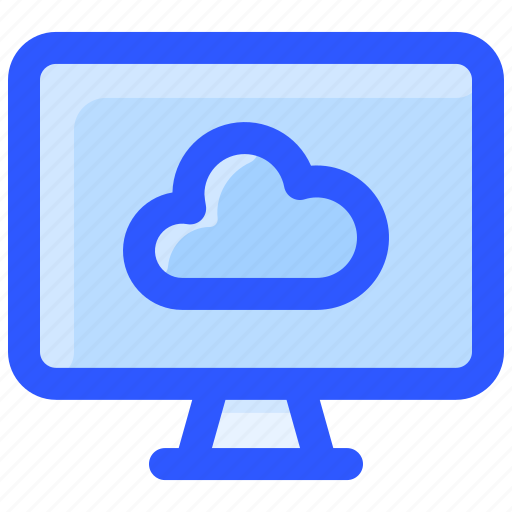 Cloud, computer, internet, monitor, system icon - Download on Iconfinder